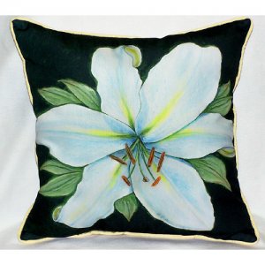 Casablanca Lily Throw Pillow- 22 x 22 in.