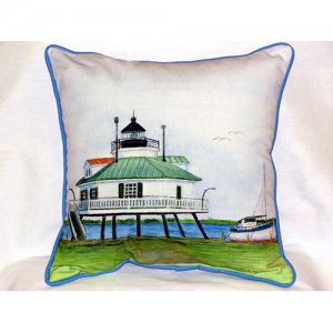 Hopper Strait Lighthouse Throw Pillow- 20 x 24 in.