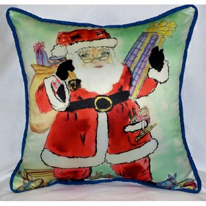 Santa Throw Pillow, 22 x 22 in.