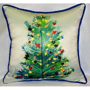Christmas Tree Throw Pillow- 22 x 22 in.