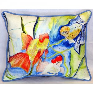 Fantails Indoor & Outdoor Throw Pillow- 16 x 20 in.