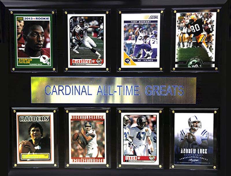 1215ATGSTANFORD NCAA Football 12 x 15 in. Stanford Cardinal All-Time Greats Plaque -  CandICollectables