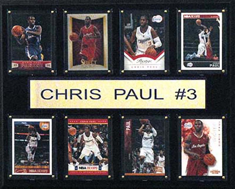 Picture of CandICollectables 1215CPAULLA8C NBA 12 x 15 in. Chris Paul Los Angeles Clippers 8-Card Plaque