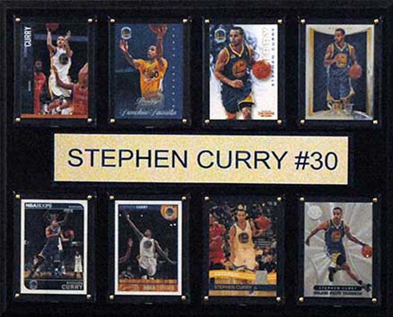 Picture of CandICollectables 1215CURRY8C NBA 12 x 15 in. Stephen Curry Golden State Warriors 8-Card Plaque
