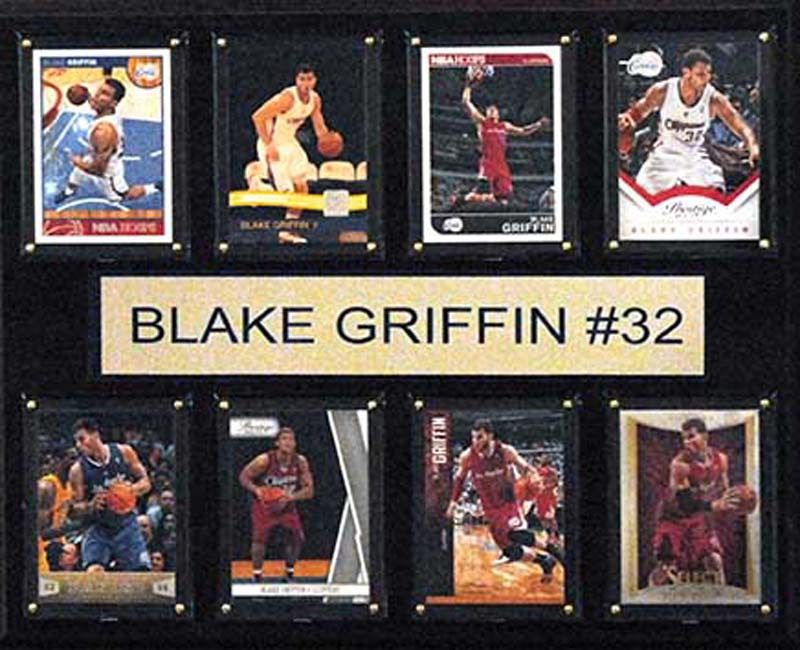 Picture of CandICollectables 1215GRIFFIN8C NBA 12 x 15 in. Blake Griffin Los Angeles Clippers 8-Card Plaque