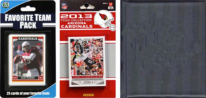 Picture of CandICollectables 2013ARIZCARDTSC NFL Arizona Cardinals Licensed 2013 Score Team Set & Favorite Player Trading Card Pack Plus Storage Album