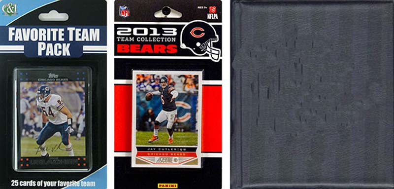 Picture of CandICollectables 2013BEARSTSC NFL Chicago Bears Licensed 2013 Score Team Set & Favorite Player Trading Card Pack Plus Storage Album