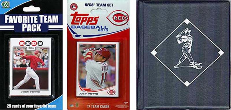 MLB Cincinnati Reds Licensed 2013 Topps Team Set & Favorite Player Trading Cards Plus Storage Album -  CandICollectables, CA60918