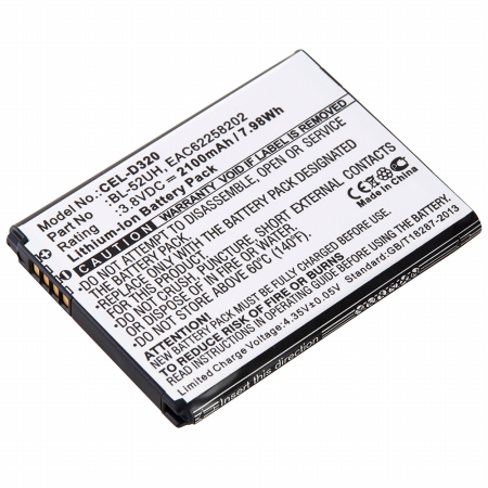 Picture of Dantona Industries CEL-D320 Replacement Cell Phone Battery for LG BL-52UH & LG EAC62558202