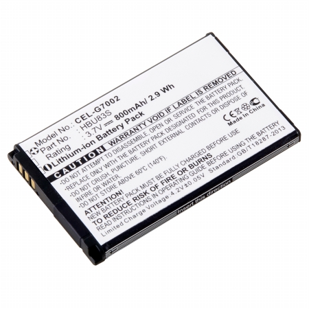 Picture of Dantona Industries CEL-G7002 Replacement Cell Phone Battery for Huawei HBC80S