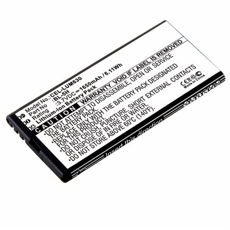 Picture of Dantona Industries CEL-LUM630 Replacement Cell Phone Battery for Nokia BL-5H