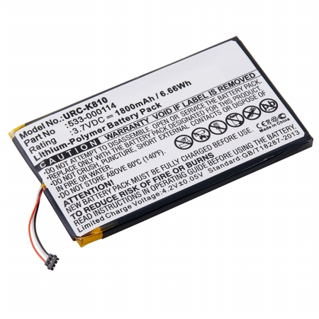 URC-K810 Replacement Battery for Logitech 533-000114 -  Dantona Industries