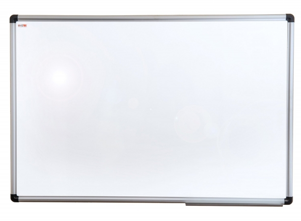 FCVPM4836A Viztex Porcelain Magnetic Dry Erase Board with Aluminium Frame, 48 x 36 in -  Floortex