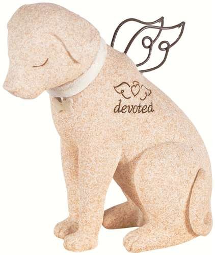Picture of Carson Home Accents CHA14211 Dog Faithful Angel Figurine