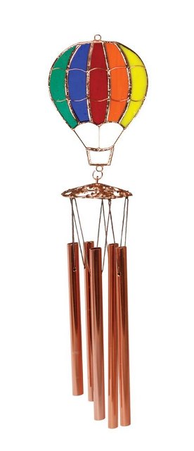 Picture of Gift Essentials GE136 Rainbow Hot Air Balloon Wind Chime
