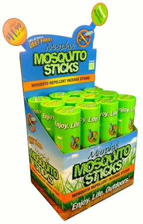Picture of M-Dog MSMD001TTD Murphys Tabletop Display Mosquito Sticks&#44; 12 Piece