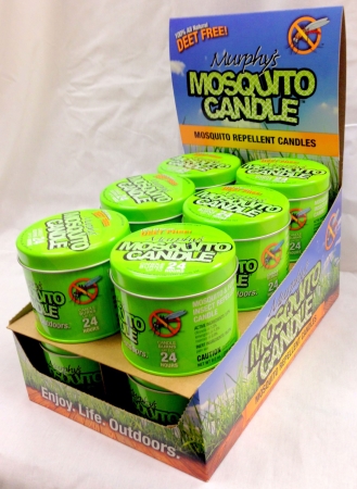 Picture of M-Dog MSMD002TTD Murphys Tabletop Display Mosquito Candle&#44; 12 Piece