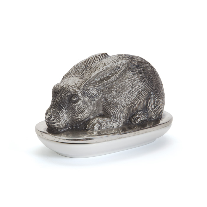 Picture of Cicso 20457 Rabbit Butter Dish&#44; 4.25 x 4.5 x 7.5 in.