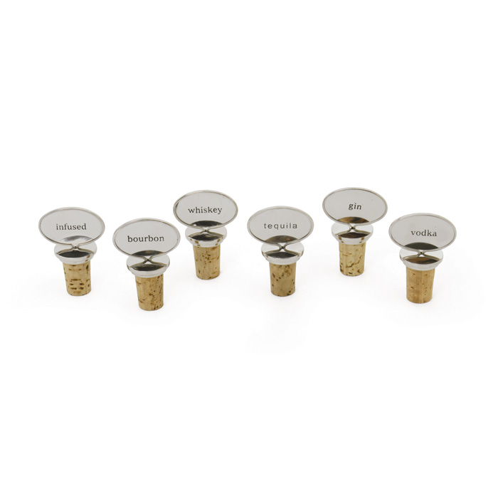 Picture of Cicso 20080 Set of Six Belfort Bottle Stoppers- 3 in.