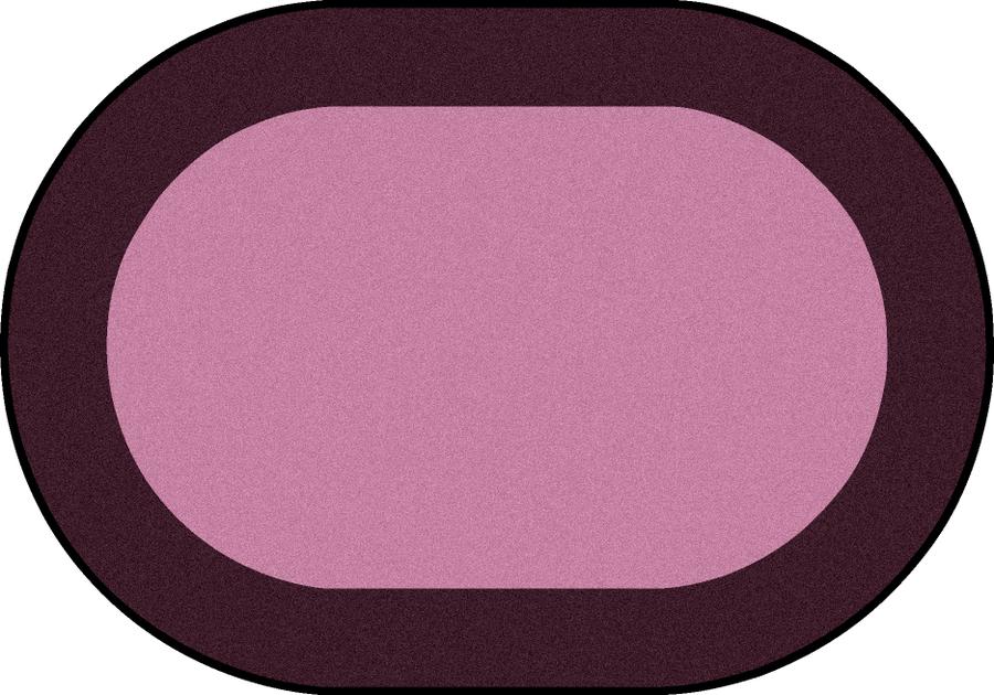 All Around Oval Classroom Carpet  Teal - 7 ft. 8 in. x 10 ft. 9 in.