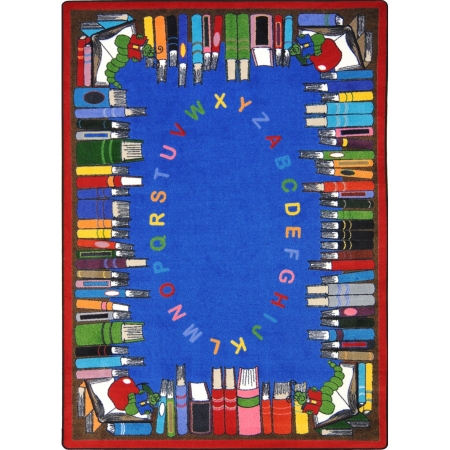 1679C Read & Learn Rectangle Classroom Rug Multi Color - 5 ft. 4 in. x 7 ft. 8 in.