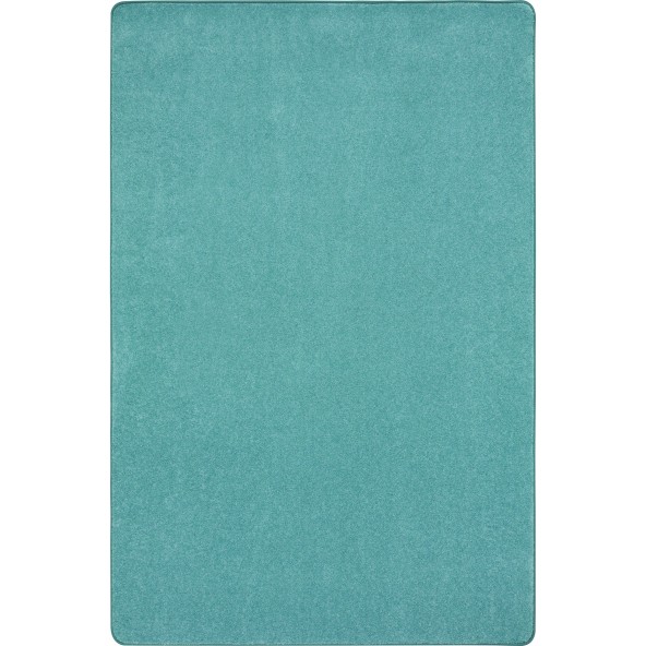 Just Kidding Classroom Rectangle Rug  Seafoam - 6 x 6 in.