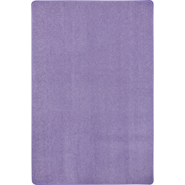 Just Kidding Classroom Rectangle Rug Very Violet - 12 x 6 in.