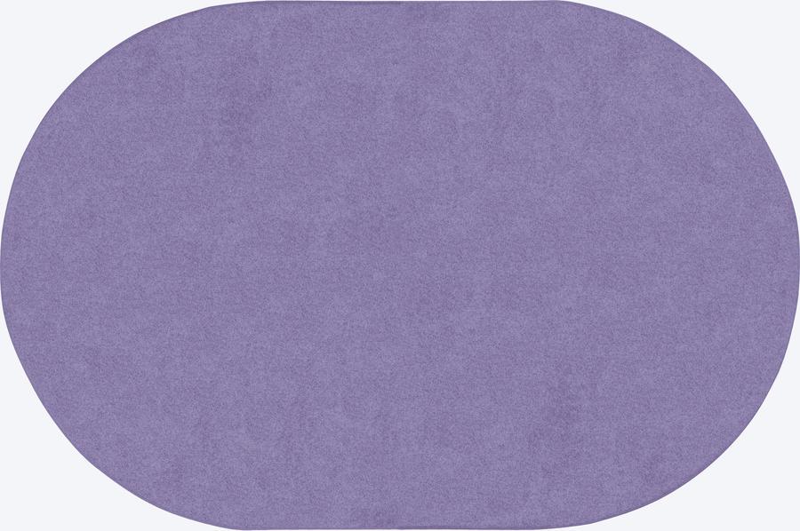 Just Kidding Classroom Oval Rug Very Violet - 12 x 8 ft.