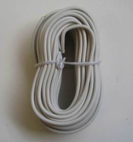 Picture of Black Point Products BT-048-WHITE 4 Conductor White Telephone Line&#44; 50 ft