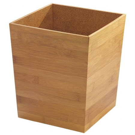 Picture of InterDesign 85542 Square Waste Can- Bamboo