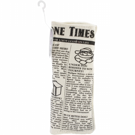 Pet Qwerks P172 Mini Doggone Times Newspaper Dog Toy