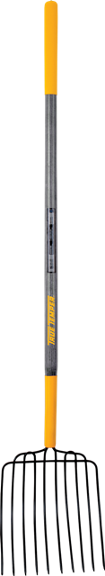 2812400 61 in. Steel 10-Tine Bedding Fork