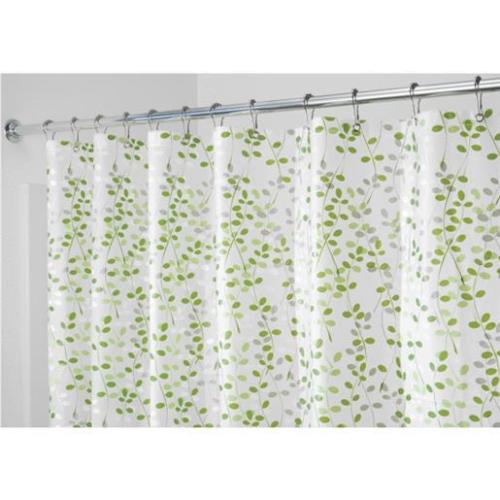 32480 2 Pack Vine Shower Curtain, Green & White