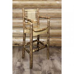 Picture of MontanaWoodworks MWGCBSWCAS Glacier Country Collection Captains Barstool- 44 x 24 x 18 in.