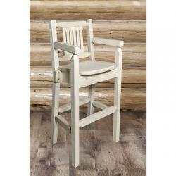 Picture of MontanaWoodworks MWHCBSWCAS Homestead Collection Captains Barstool- 44 x 24 x 18 in.