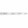 InterDesign 91519 4 Peg Wood Rack, White InterDesign 91519 4 Peg Wood Rack, White