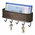InterDesign 95870 Sign 95870 Wall Mount Mail & Key Rack, Pack of 4 InterDesign 95870 Sign 95870 Wall Mount Mail & Key Rack, Pack of 4