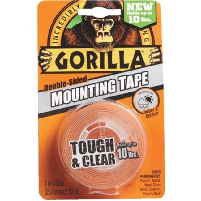 The Gorilla Glue 6065003 Clear Gorilla Heavy Duty Mounting Tape