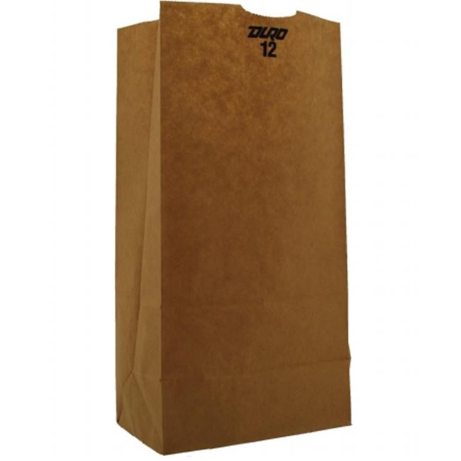 Duro Bag Mfg 18412 500 Pack 12 Kraft Paper- 7.06 x 4.5 x 13.75 in.