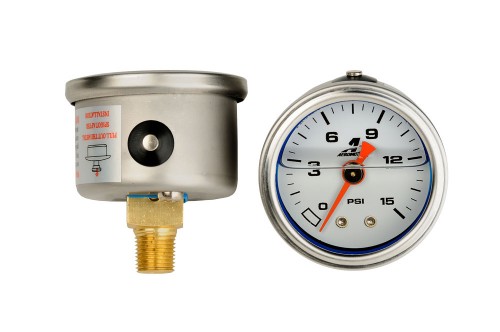 Picture of Aeromotive 15632 0-15 psi Fuel Pressure Gauge<BR>