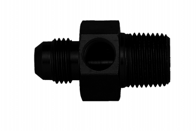 Pressure Gauge Adapter Black