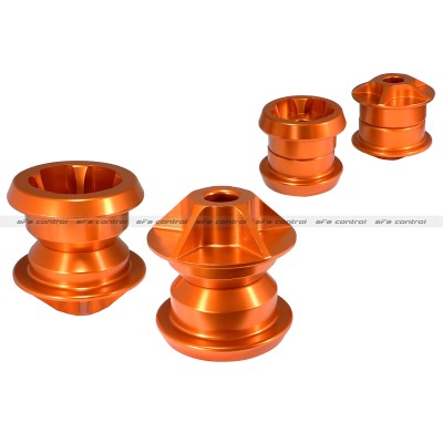 Afe Power 450-402001-N Solid Rear Subframe Mount Set for Chevrolet Camaro 10-15, Orange