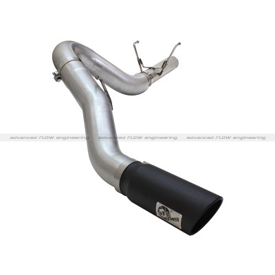 Afe Power 49-02051-1B Atlas 5 in. DPF-Back Aluminized Steel Exhaust System with Black Tip for RAM Diesel Trucks 13-16 L6-6.7L -  Advanced Flow Engineering Inc