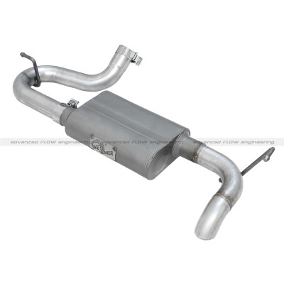 Picture of Afe Power 49-08046 Scorpion Exhaust System 2.5 in. Axle-Back Aluminized Hi-Tuck for Jeep Wrangler JK 07-16 V6-3.8 for 3.6L