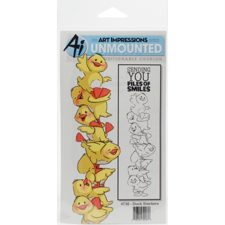Picture of Art Impressions 4738 Stackers Cling Rubber Stamp Set&#44; 7 x 4 in. - Duck