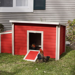 ECHK103-B-RD Fontana Chicken Barn- Red - Maple