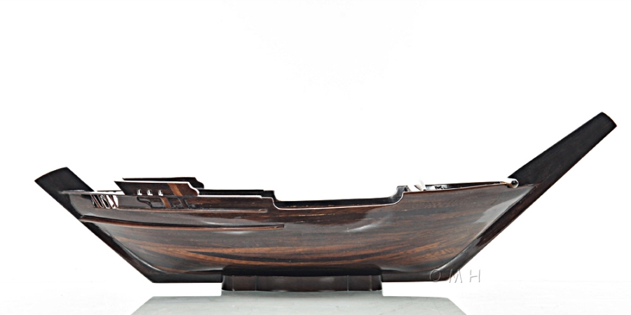 Picture of Old Modern Handicrafts Q056 Dhow Boat Sushi Tray