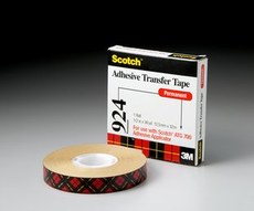 Abrasive 405-021200-15680 Acid Free Adhesive 0.5 in. x 60 Yd -  3M