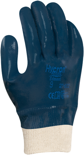 Picture of Ansell 012-27-602-10 Nitrile Coated Glove with Knit Wrist Cuff&#44; Size 10