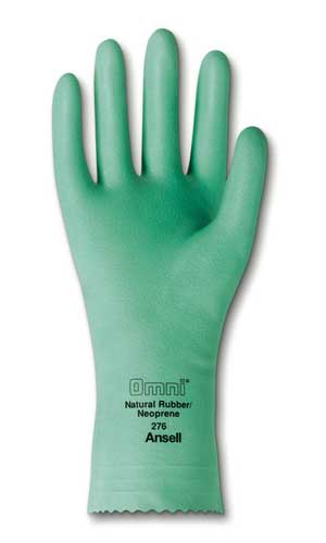 Picture of Ansell 012-276-9 Neoprene Natural Latex Blend Glove- Size 9